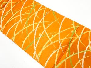 露芝模様織出し袋帯